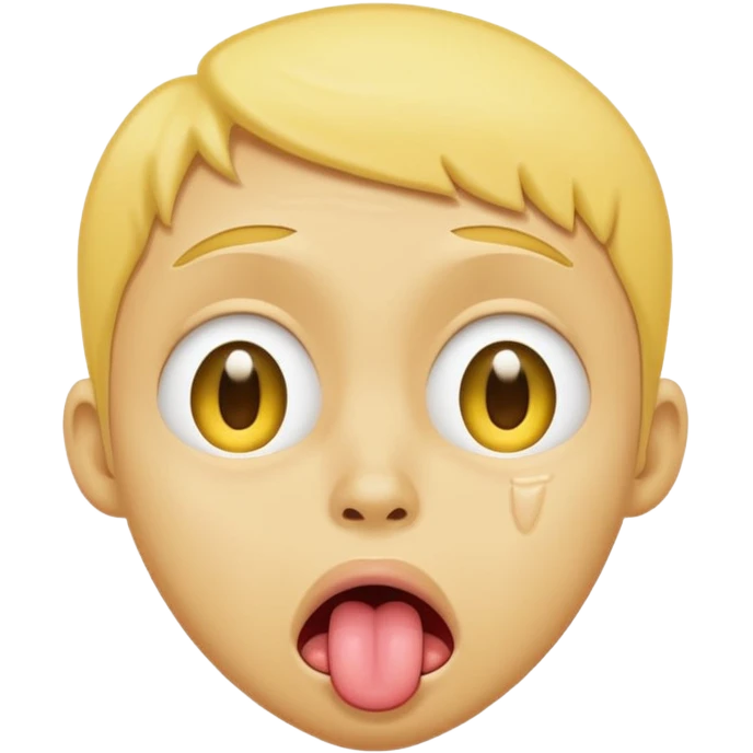 ugly pleading with eyes yellow emoti ib🥺👀 emoji with tongue out emoji