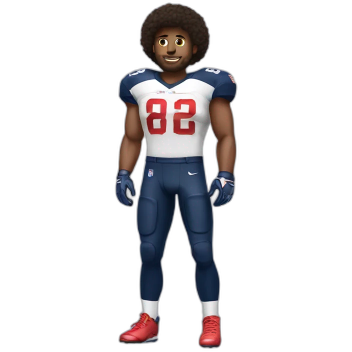 american footballer's jock emoji