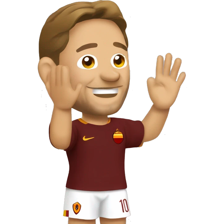 francesco totti clapping his hands emoji