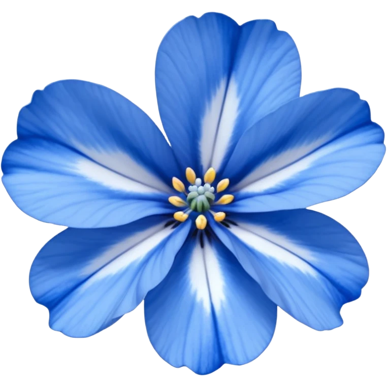 nemophila blue flower emoji emoji