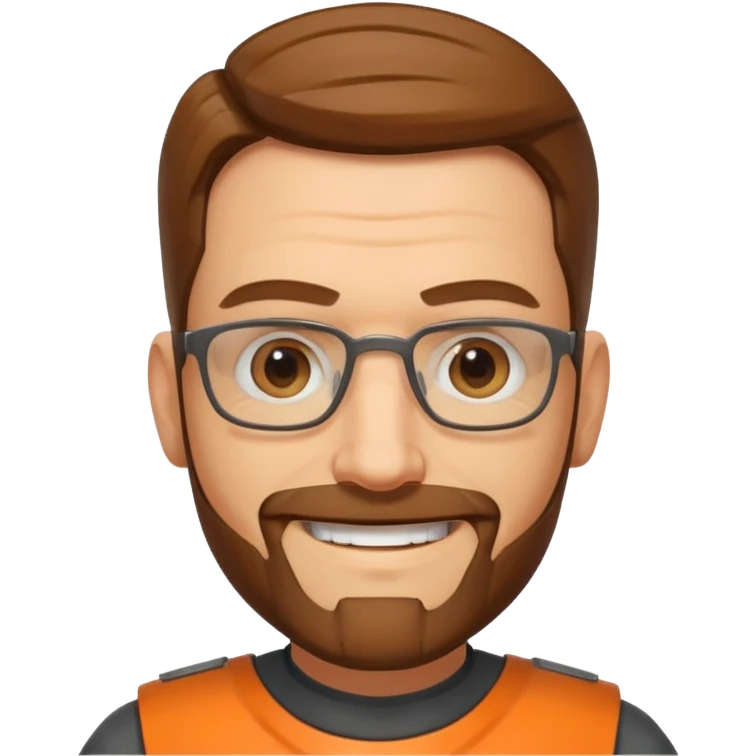 gordon freeman smiling just face emoji