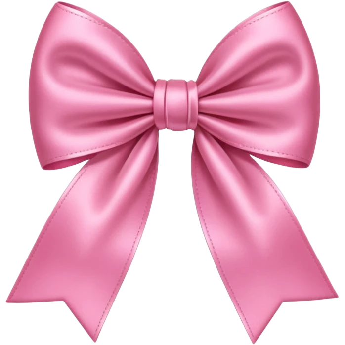 Pink bow emoji
