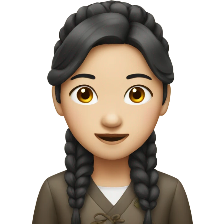 Chinese girl emoji