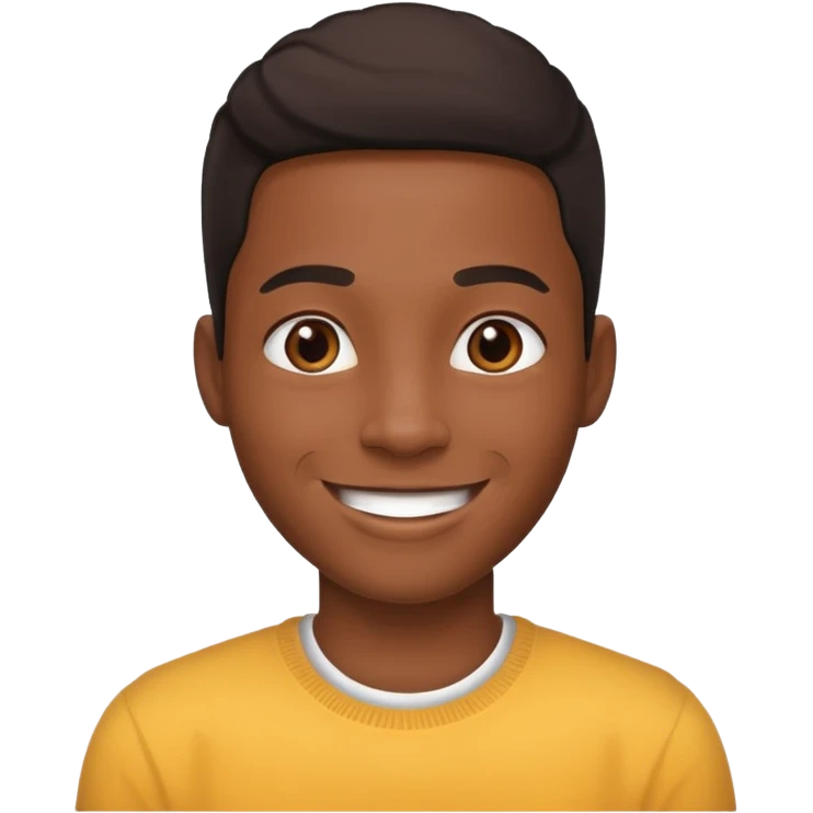 black person deaging emoji