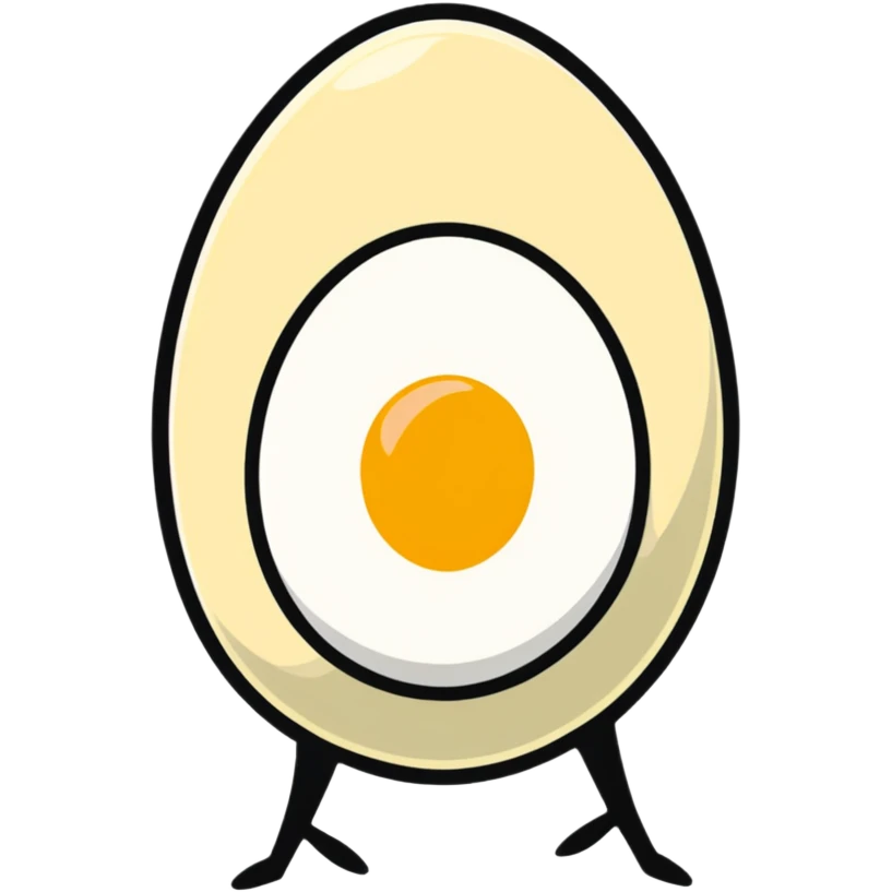 soft boiled egg emoji