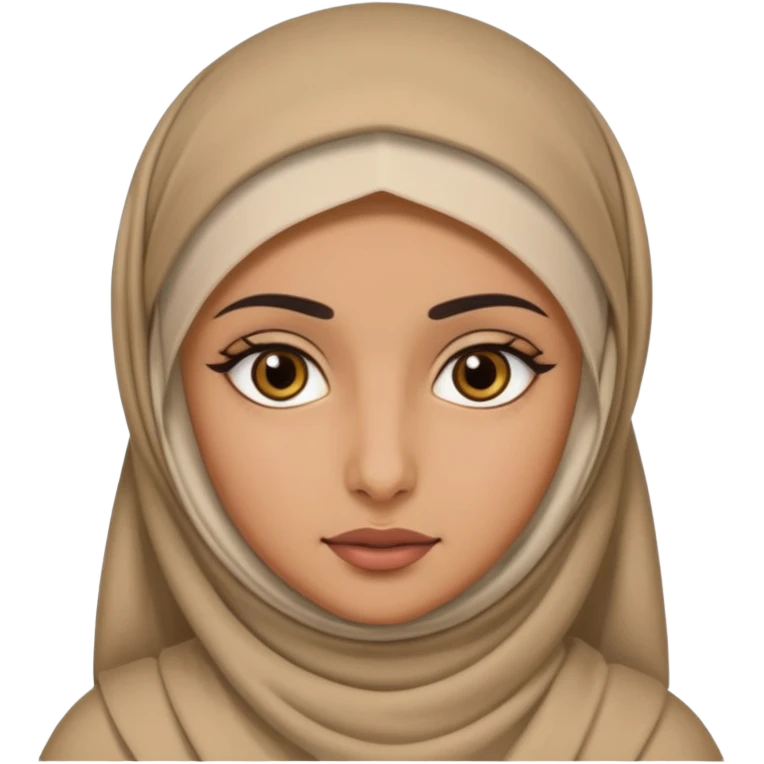 arab GIRL with niquab emoji