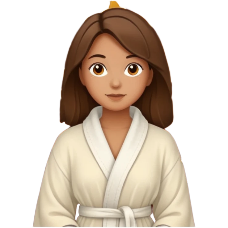 Fall spa day scenery girl emoji