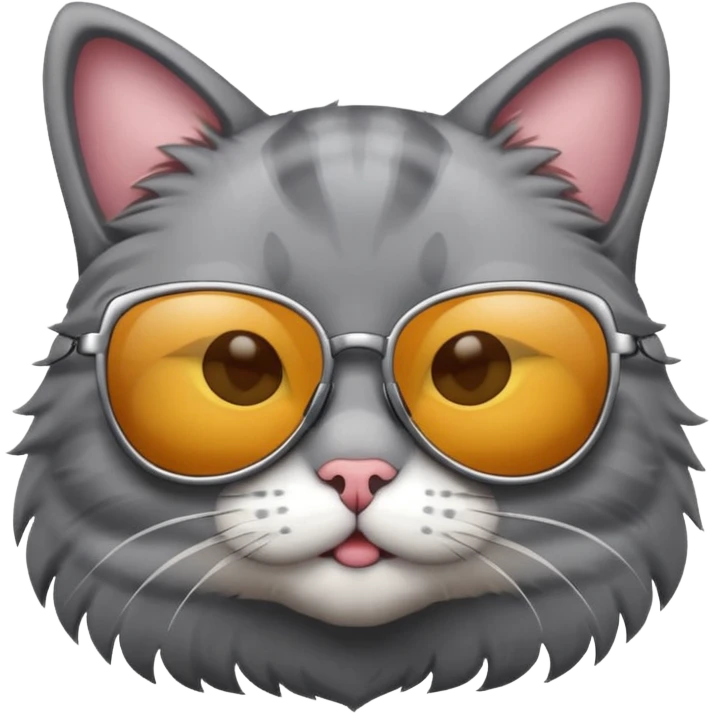 Cat wearing sunglasses emoji