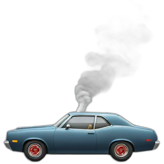 Car smoke emoji