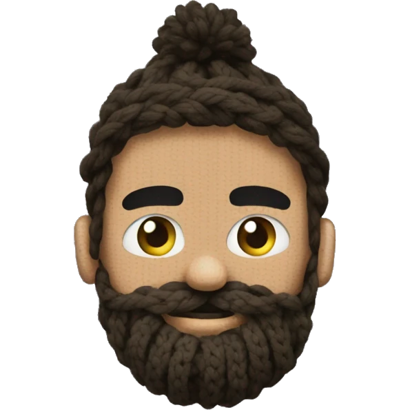 Knitted emoji