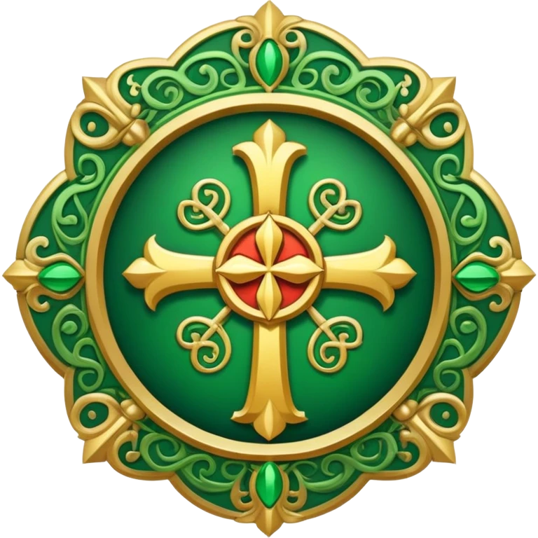 Priest Emblem green emoji
