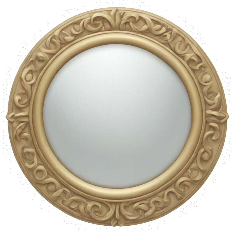fancy circle mirror emoji