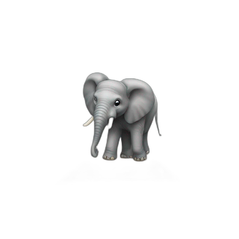 Elephant in the room emoji