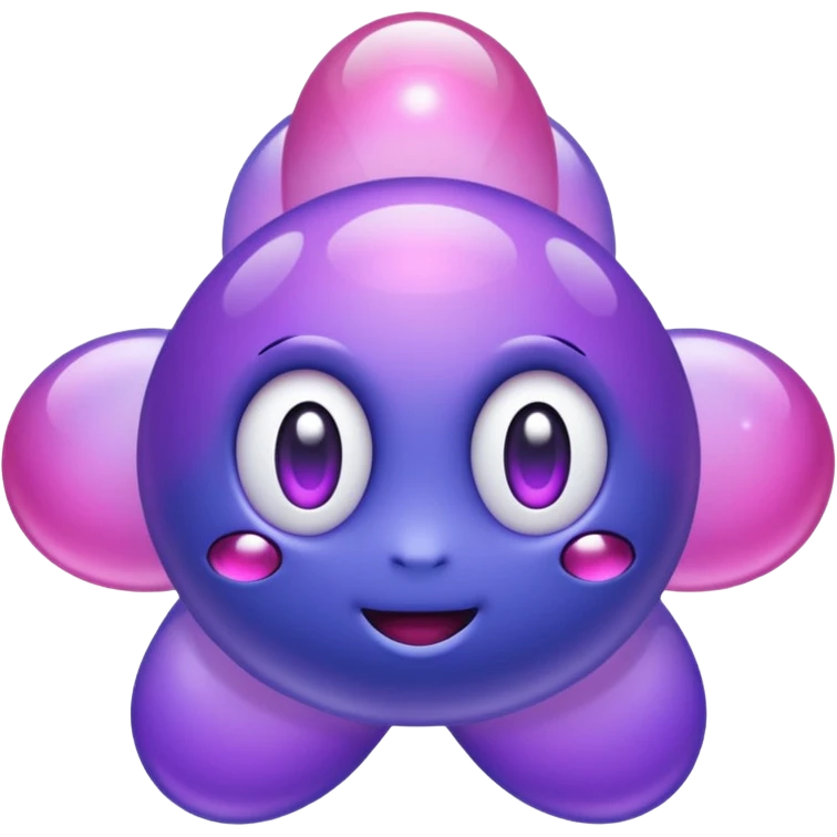 Pokemon legendary purple and pink cosmog emoji