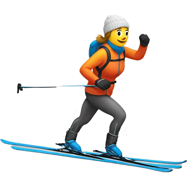 cross-country ski emoji
