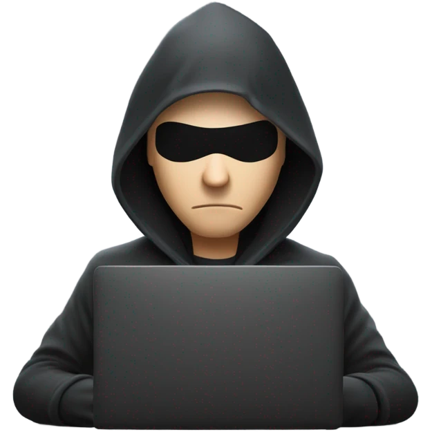 bank robber on laptop  emoji