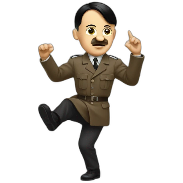 Hitler dancing emoji