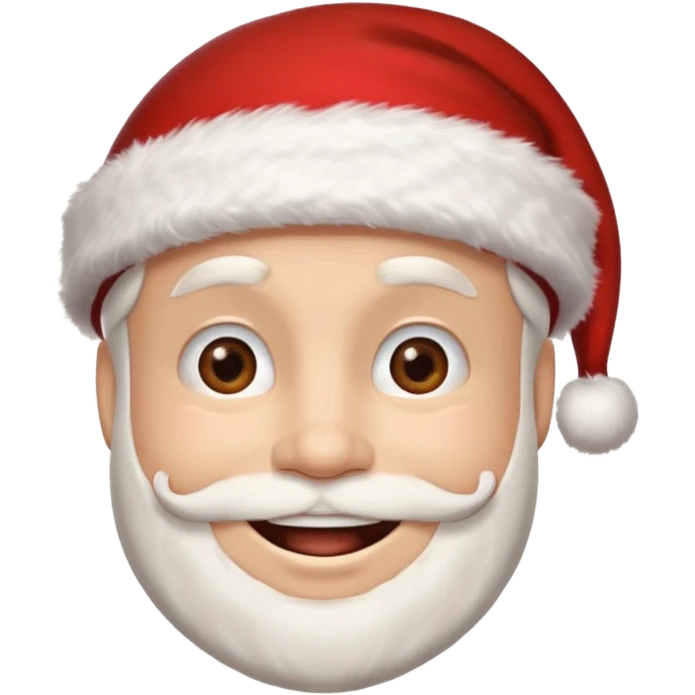 man with santa cap  emoji