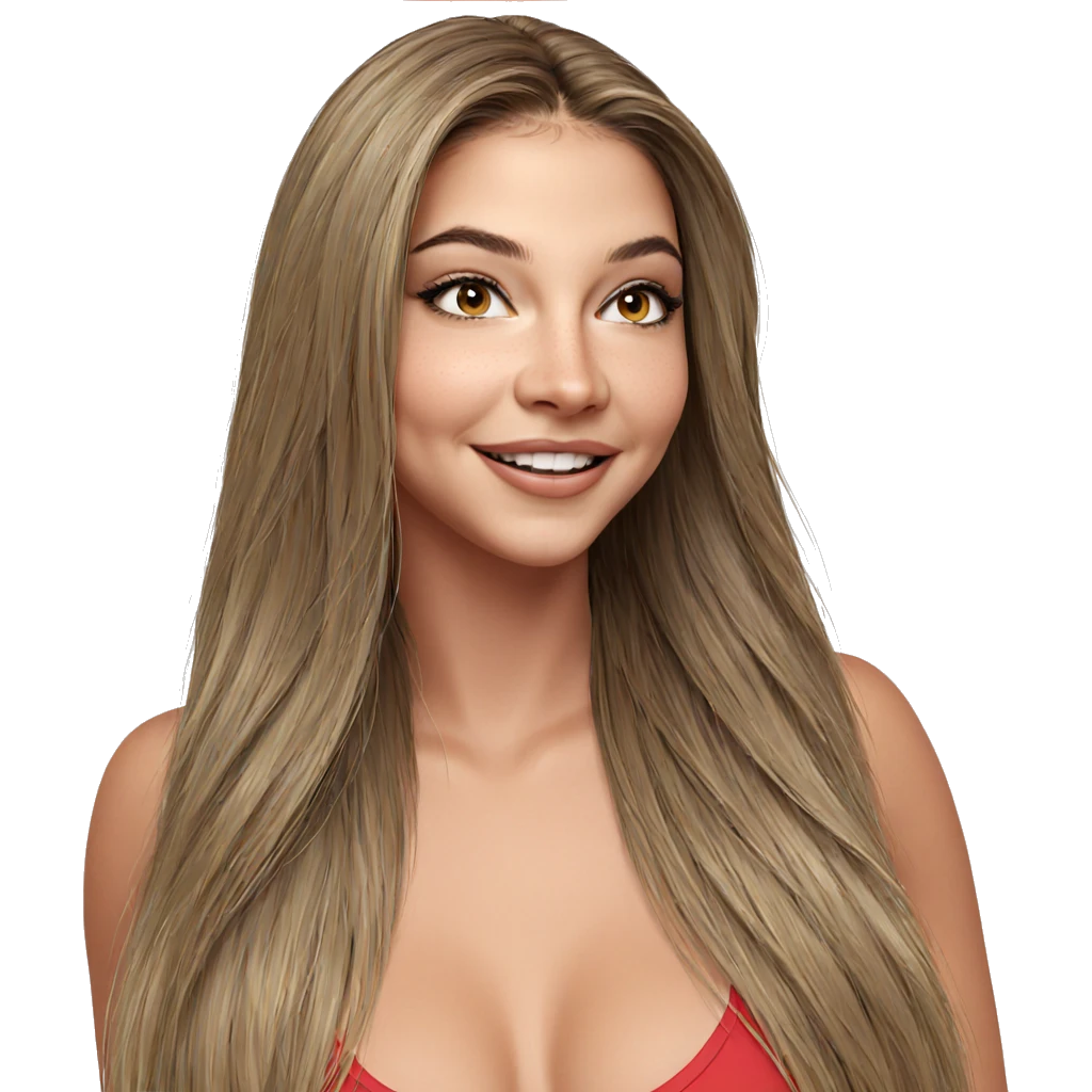 portrait of smiling girl emoji