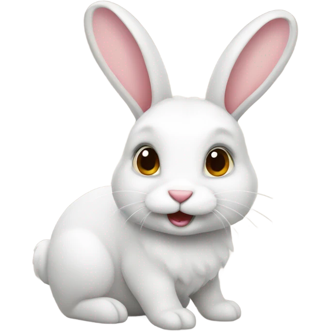 Sweet rabbit emoji