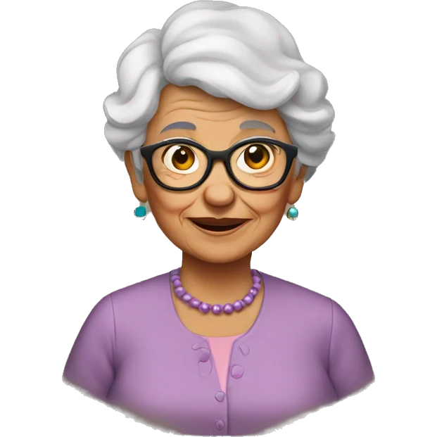Gen z grandma emoji