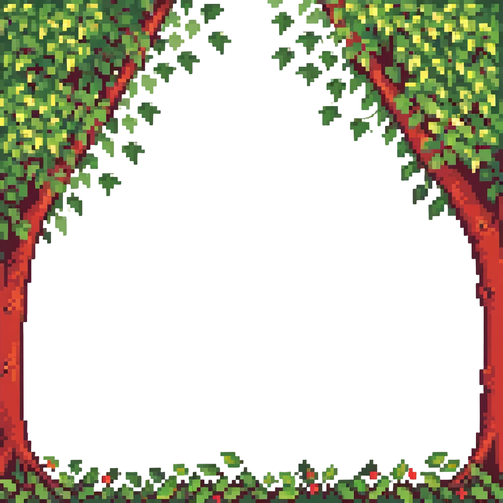green summer leaves gently falling from trees in a soft breeze emoji