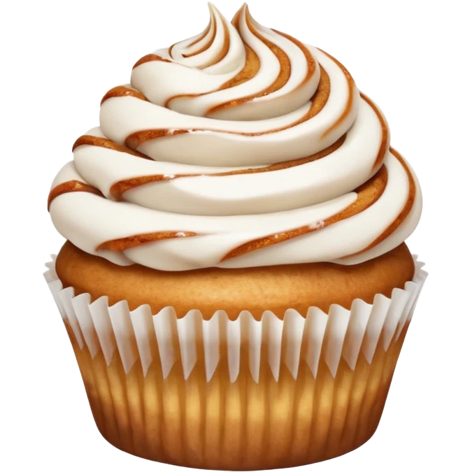 cinnamon roll cupcake emoji