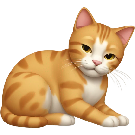Cat making biscuits emoji