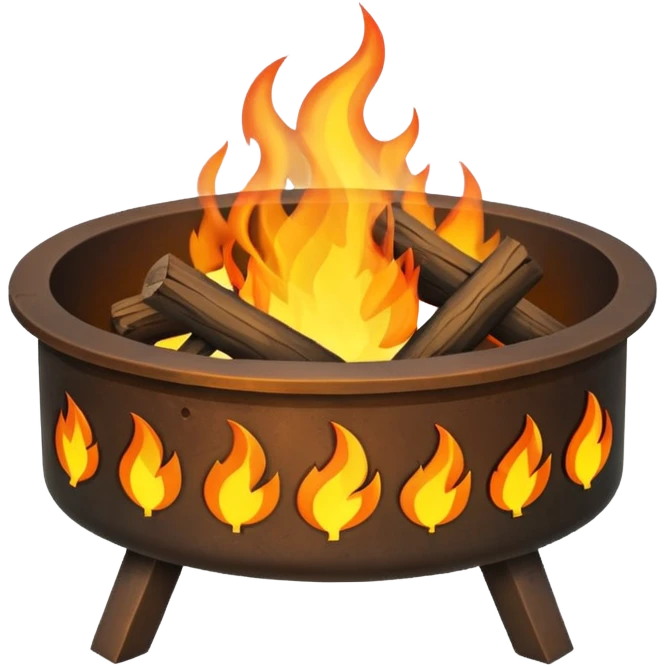 Fire Pit, different emoji
