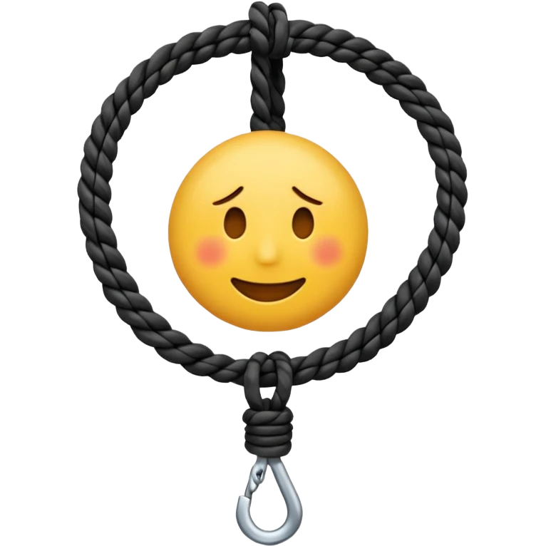 Hanging by a Noose around the neck emoji emoji