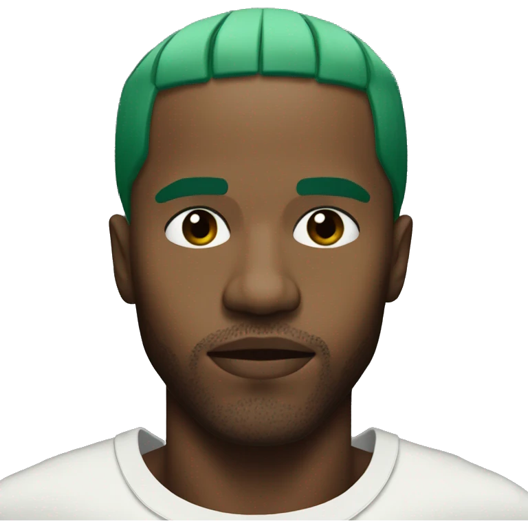 frank ocean with green hair emoji