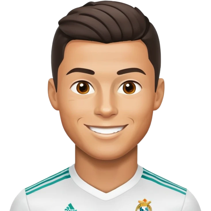 Cristiano Ronaldo, famous soccer player emoji