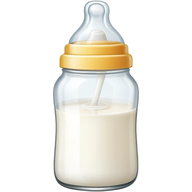 baby bottle with milk, biberon emoji