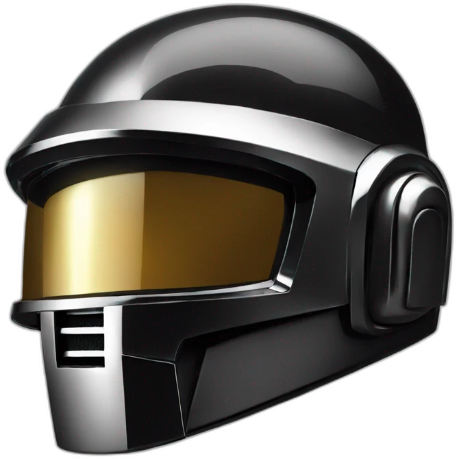 daft punk helmet side emoji