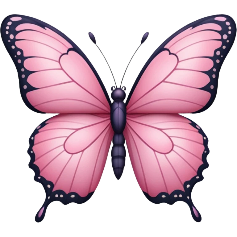 borboleta rosa emoji