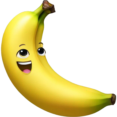 happy banana emoji
