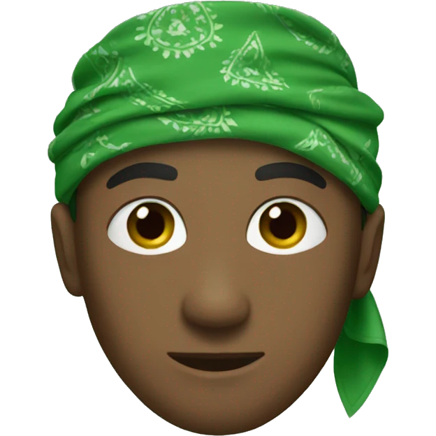 Green Bandana emoji
