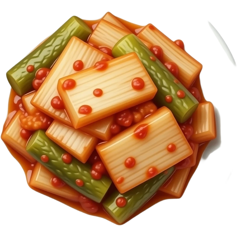 cabage kimch on dish emoji