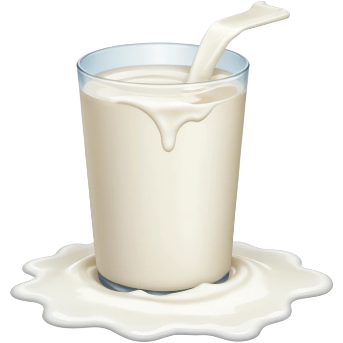 milk spilled on the floor emoji