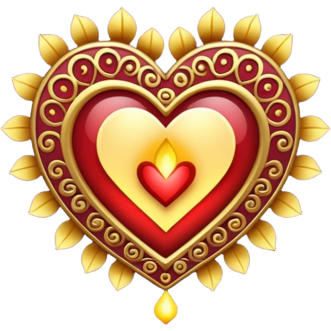 Diwali heart emoji