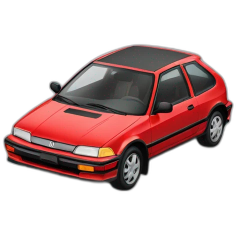 1992 honda civic hatchback emoji