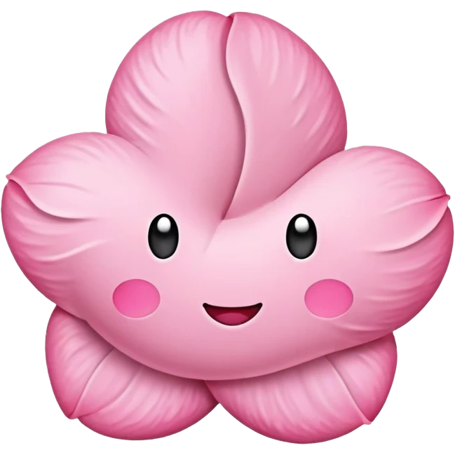 pink petal poop  emoji