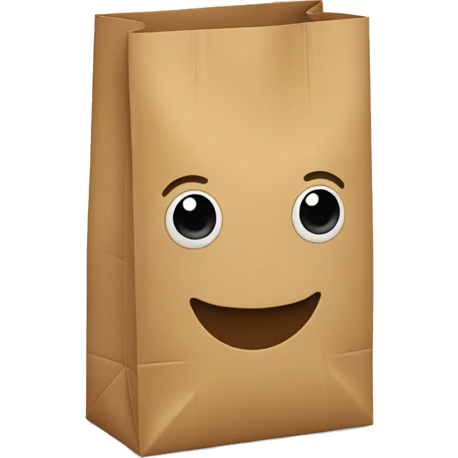 paper bag emoji