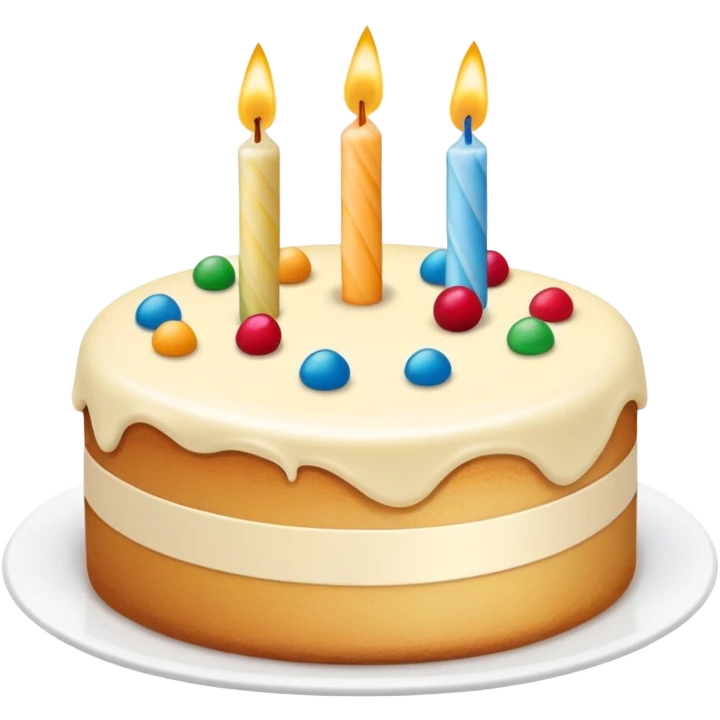 Um bolo de aniversário com o nome "Dinis"  emoji