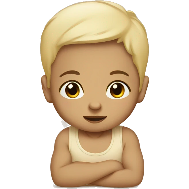 Beige baby emoji