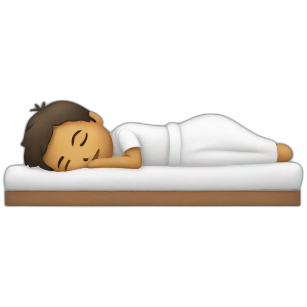 young guy sleeping emoji