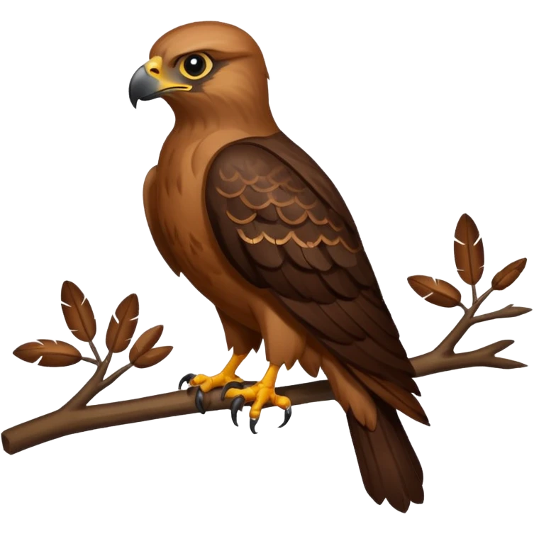 a hawk emoji
