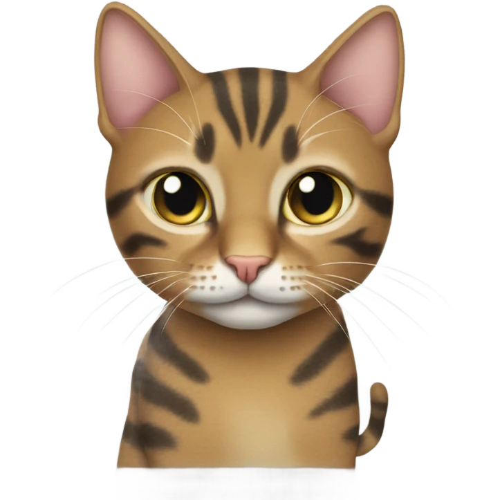Three legged cat tabby  emoji
