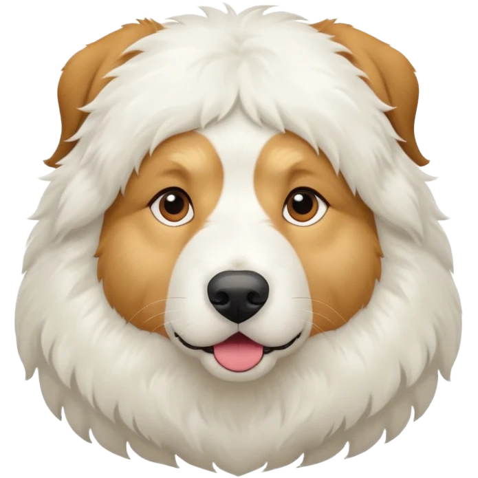 pyrenees mountain white  emoji