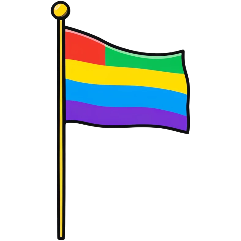 pride flag emoji